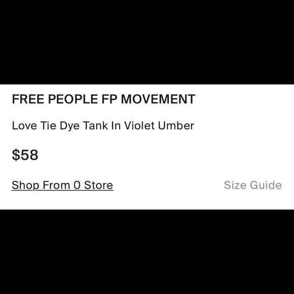 Free People Movement Love Tie Dye Tank - Picture 7 of 8